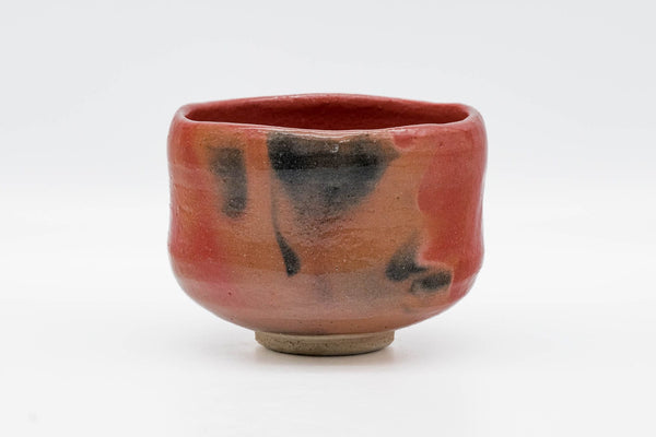 Japanese Matcha Bowl - 緑栄窯 Ryokuei Kiln - Speckled Gohonte Hakeme Hagi-yaki Chawan - selling 250ml