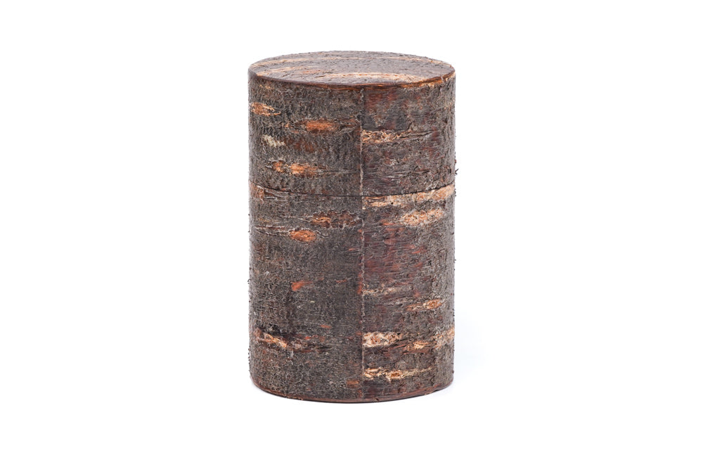 Japanese Chazutsu - Yatsuyanagi - Kabazaiku Unpolished Cherry Bark Tea Canister - 100g