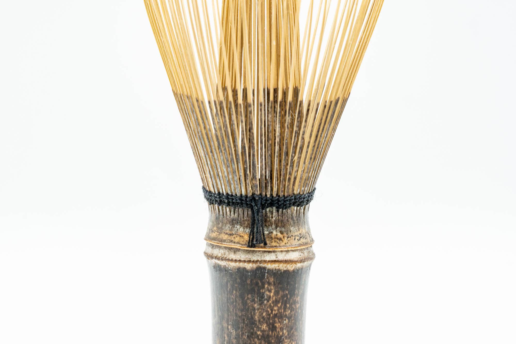Handcrafted fine Black Bamboo Matcha Scoop (Susudake Chashaku)