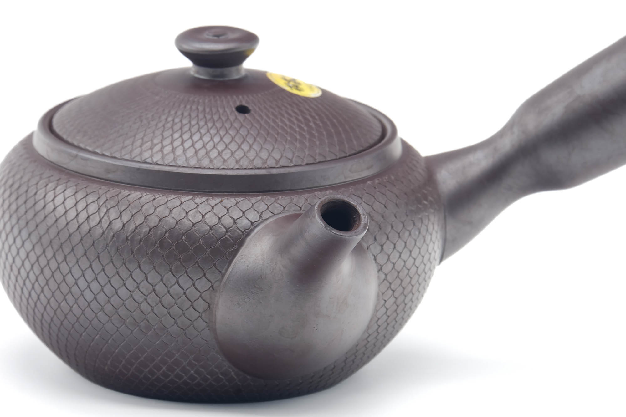 Japanese Kyusu - Engraved Banko-yaki Mesh Teapot - 290ml