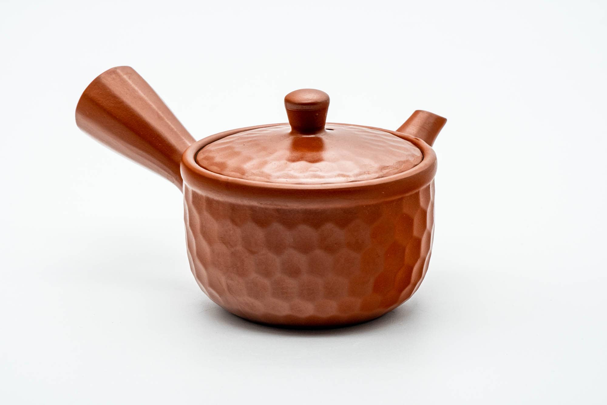 Japanese Kyusu - Scaled Tokoname-yaki Mesh Teapot - 240ml