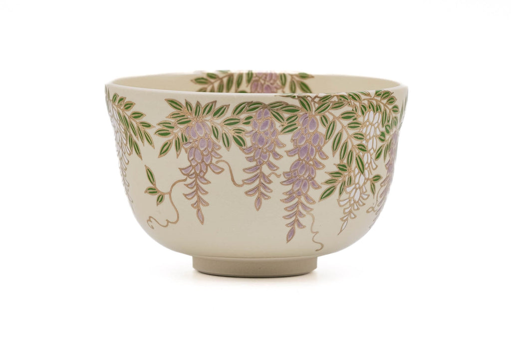 Matcha Japanese Tea Bowl - Wisteria - Shokunin Store