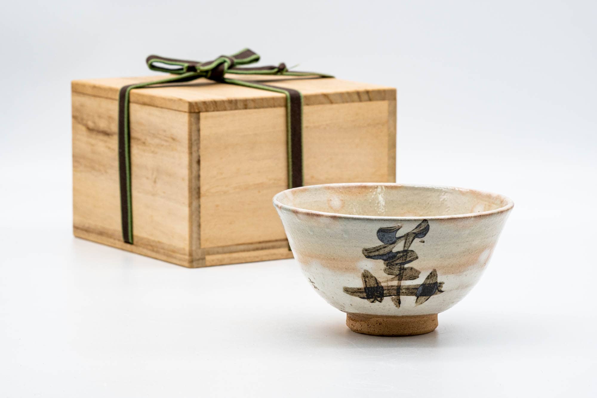 Japanese Matcha Bowl - 狹川宗玄 Sakawa Sōgen - 華 Kōrai Gohon Chawan