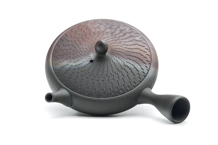 Japanese Kyusu - 玉光 Gyokko Kiln - Wide Flat Kokudei Yōhen Tokoname-yaki Teapot - 100ml