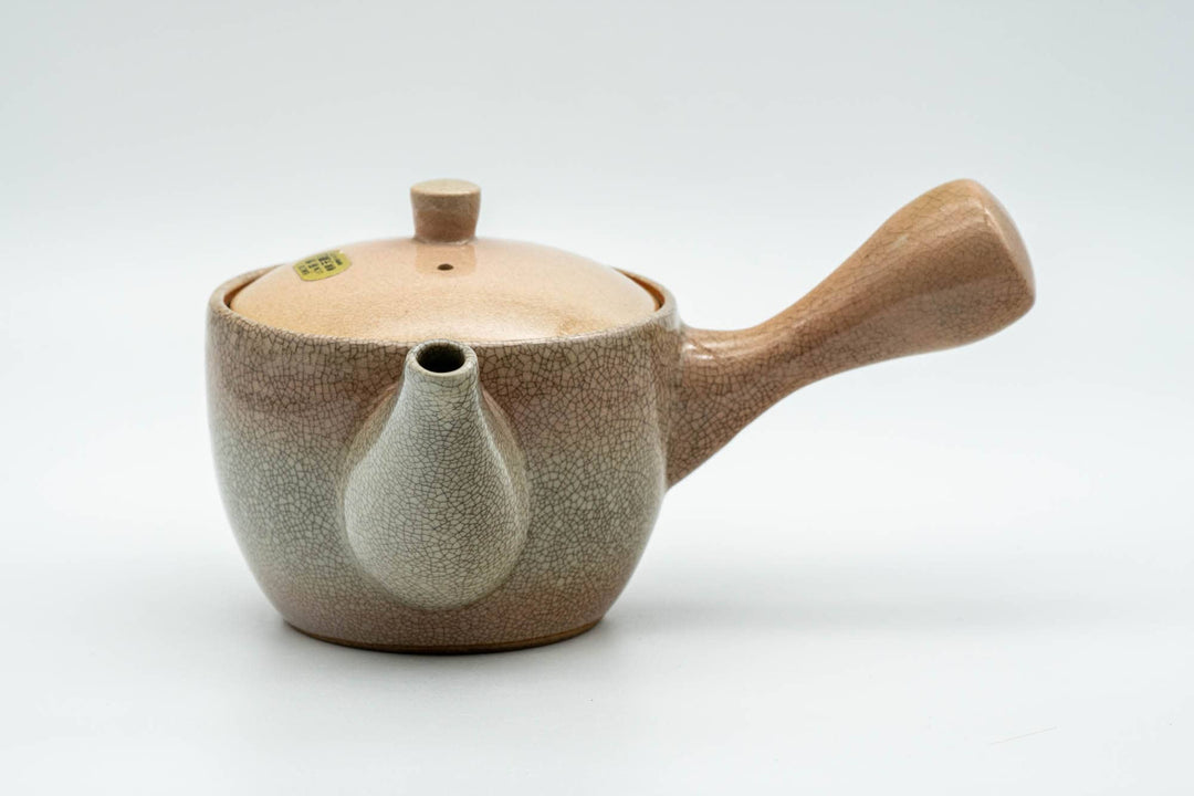 Japanese Kyusu - Beige Weathered Hagi-yaki Do-ake Teapot - 240ml – Tezumi